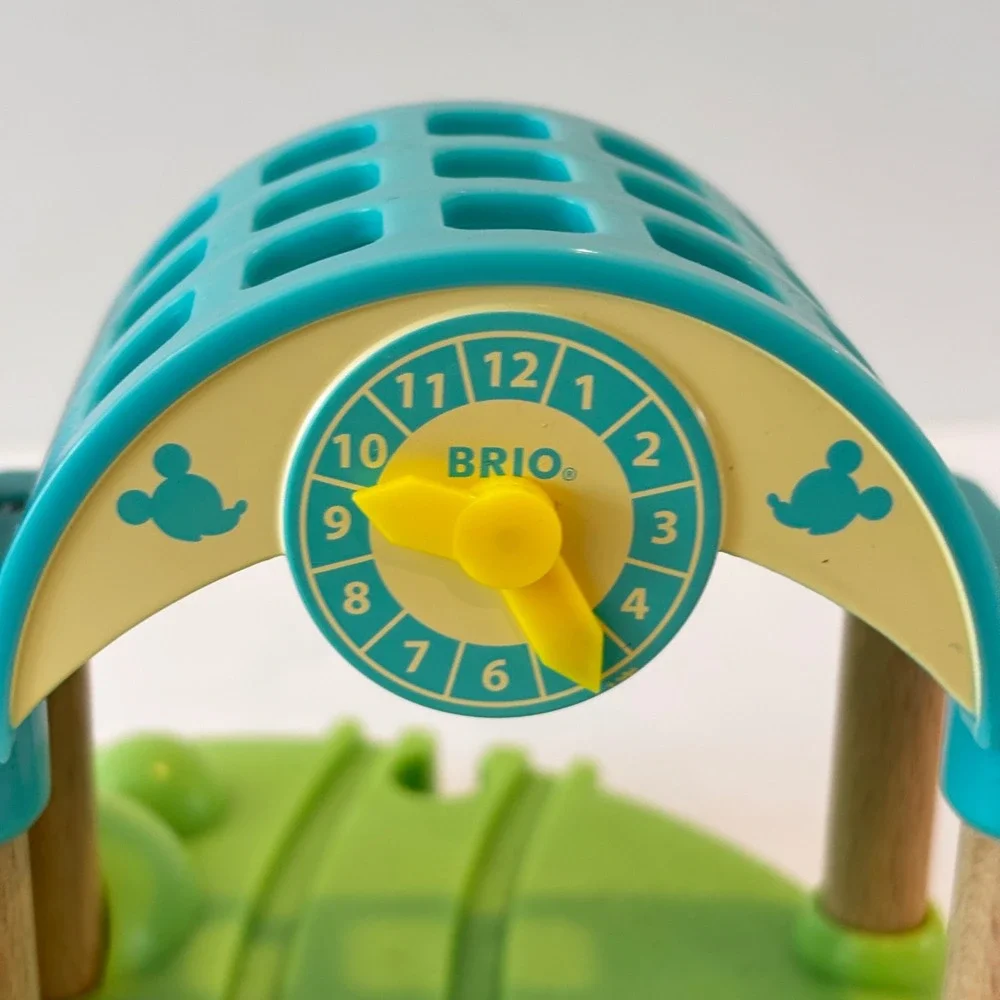 BRIO Disney Mickey Mouse Record & Play Train Station Wooden Railway Track 32270